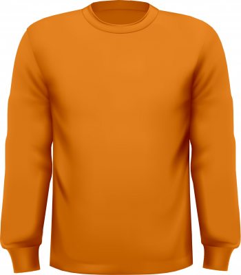 Толстовка трикотажная (М-16), мужская без капюшона, темно-желтый, 100% х/б