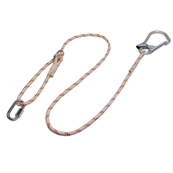 Строп Врег+Кс (исп.3) - регулируемый канат 2 м с большим монтажным и соединительным карабином