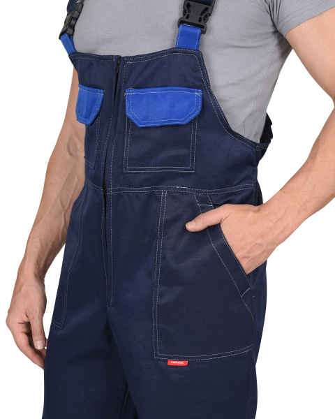 Костюм "Автомастер" : куртка,  п/комб. синий с васильковым