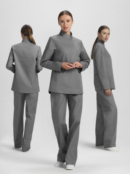 Костюм женский Хаспфуд-Стандарт (тк.Смесовая,160), серый