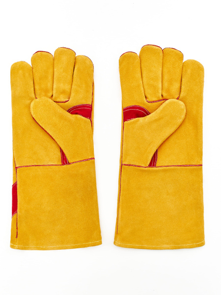 Перчатки (краги) спилковые утепленные термозащитные ProfLineLeader