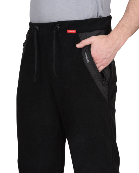 Брюки флисовые "Актив" цв. черный