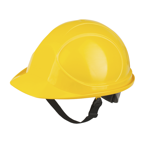 Каска "Байкал" AMPARO с текстильным амортизатором жёлтая