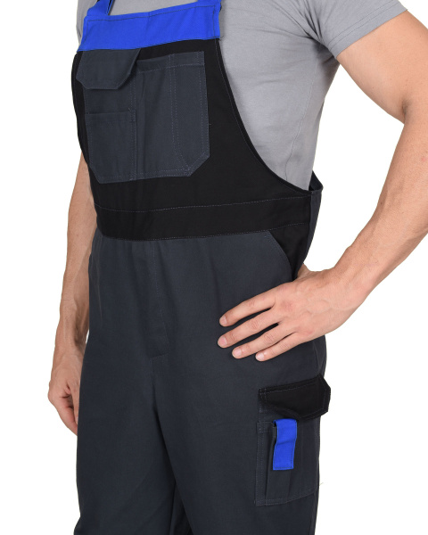 Костюм "Фаворит-Мега": куртка, п/к. серый с вас и чер. с СОП (узб, саржа) пл. 320 г/кв.м