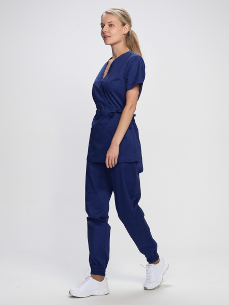 Костюм женский MedLine Марго (тк.Смесовая,145), т.синий