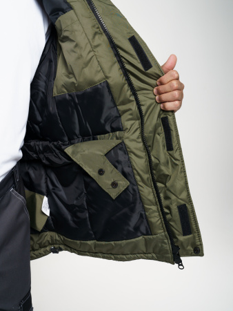 Куртка "ЕВРОПА" оливковая с чёрным (ЧЗ)