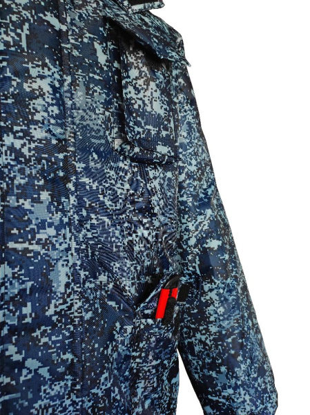 Костюм утепленный «ОХРАННИК» КМФ цифра серый (куртка, п/к) Эталон (ЧЗ)