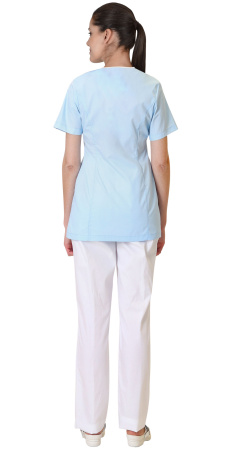 Блуза "ДЖУЛИЯ" женская голубая 