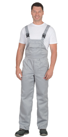 Полукомбинезон "ПРОФЕССИОНАЛ" светло-серый (ЧЗ)