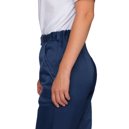 Костюм женский "Пантеон" синий/василёк (куртка и брюки)