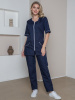 Костюм женский Вера (тк.ТиСи), т.синий (ЧЗ)