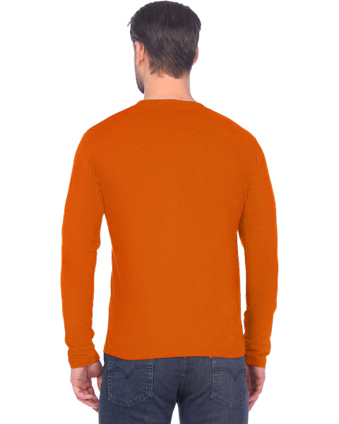 Футболка длинные рукава оранжевая 160г/м2