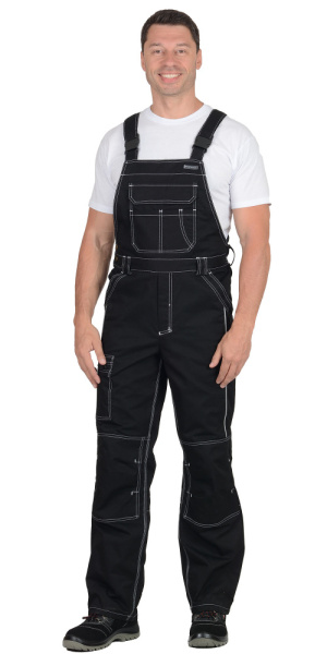 Полукомбинезон "ПРЕСТИЖ" черный, тк.Rodos (245 гр/кв.м) (ЧЗ)