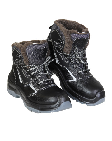Ботинки "Джет-Зима", кожа, шерстин, ПУ-ТПУ