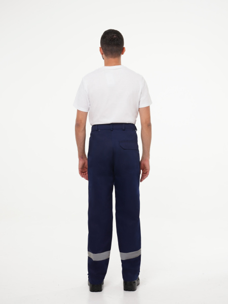 Брюки рабочие мужские №111 тёмно-синий СОП (ЧЗ)