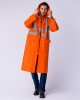 Плащ влагозащитный сигнальный с СОП (210 гр/м2) оранжевый ЯШФ
