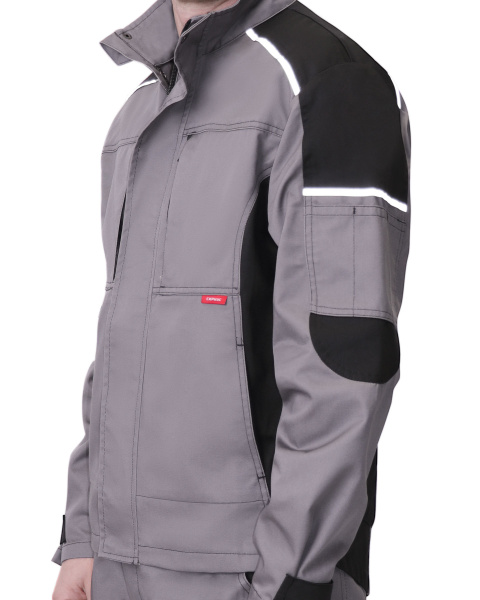 Куртка "ЦИТРИН" ср.серый с черным (ЧЗ)